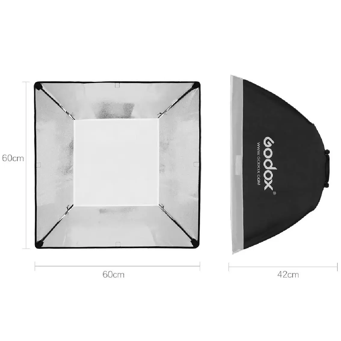 سافت باکس زنبوری Godox 60x60cm