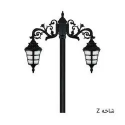 چراغ ایستاده باغی ضدآب دوشاخه آیسودا