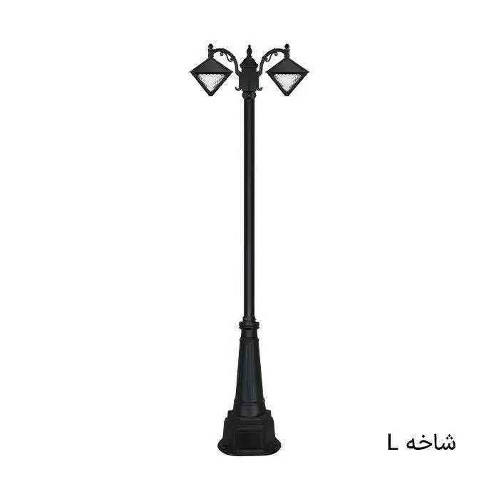 چراغ باغی محوطه ای دوشاخه داتیس