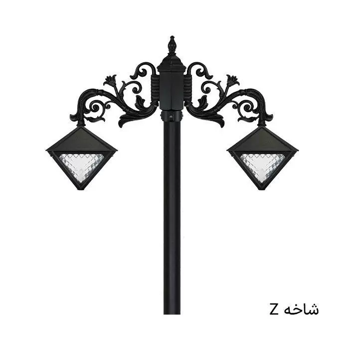 چراغ باغی محوطه ای دوشاخه داتیس