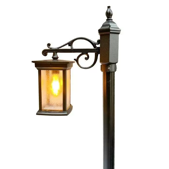 چراغ حیاطی مدرن تکشاخه مکعب