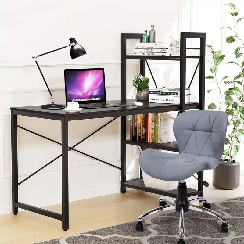 صندلی مطالعه چرخدار لارا پارچه ای برند هیدیکا مبلمان