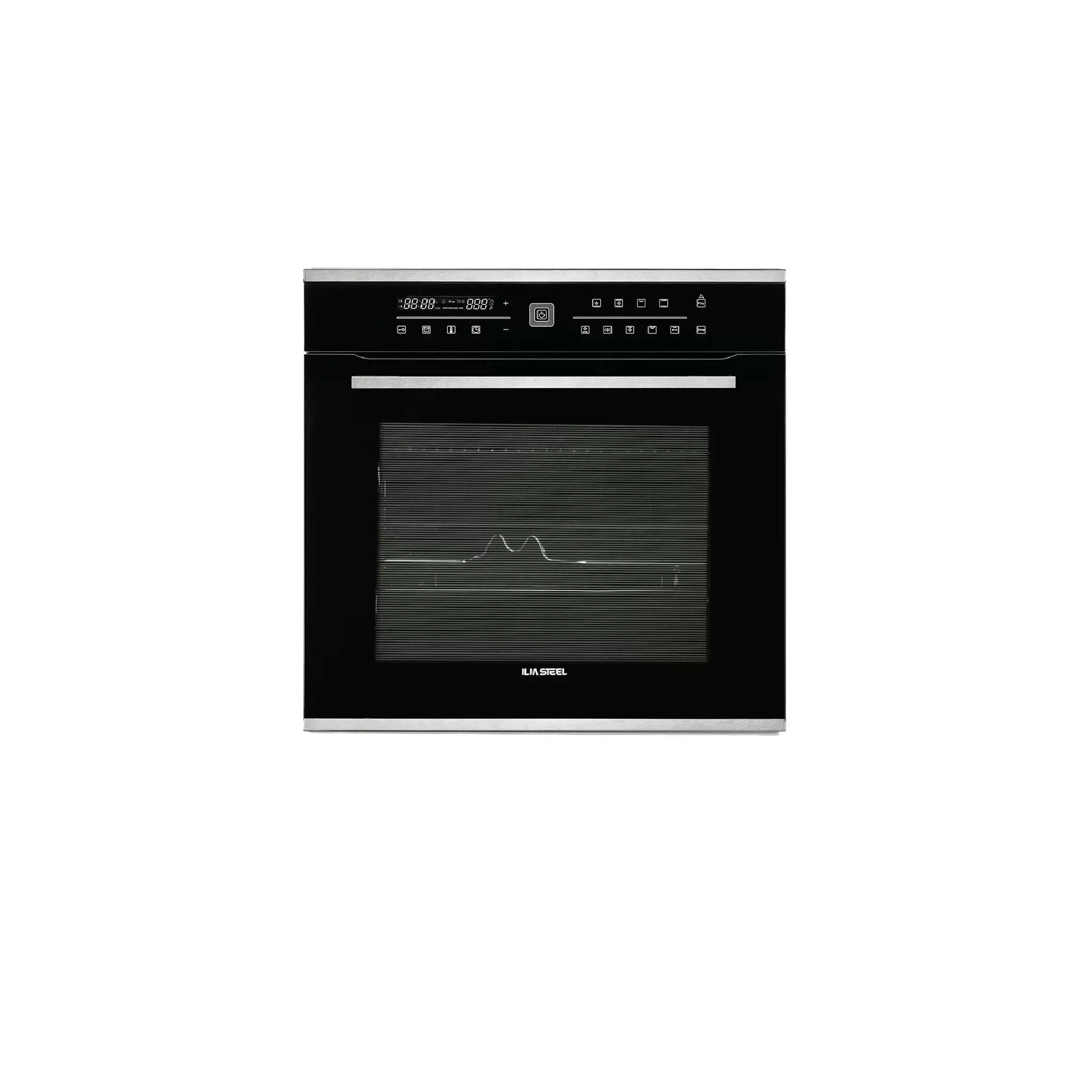 فر توکار 90 لیتر IO_111S تمام برقی شیشه ای ایلیا استیل