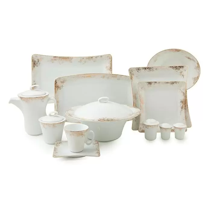 سرویس 97 پارچه چینی زرین-وینچی الیسه-12 نفره-کلودیا -درجه عالی