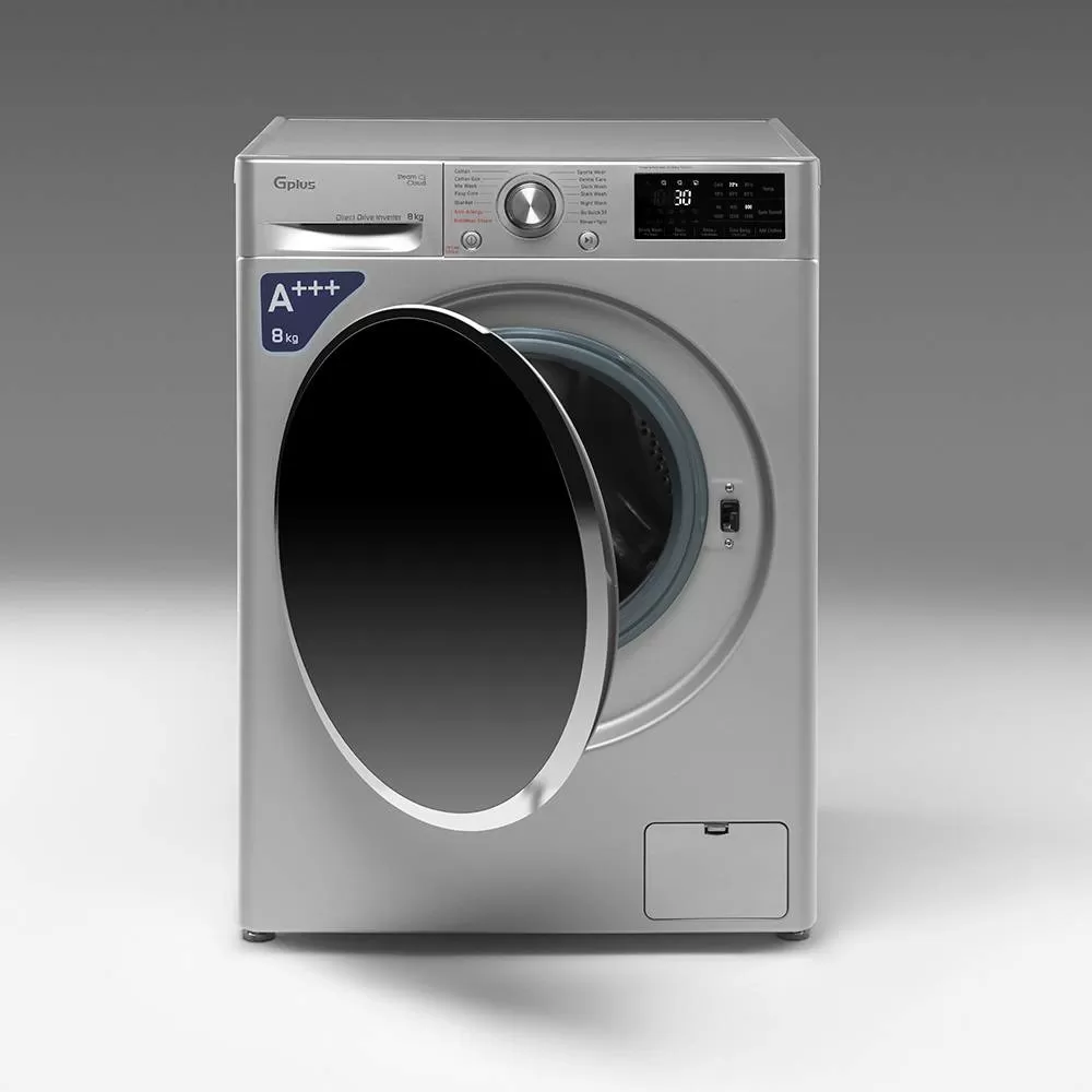 ماشین لباسشویی 8 کیلویی جی پلاس مدل GWM-R808S.KTN