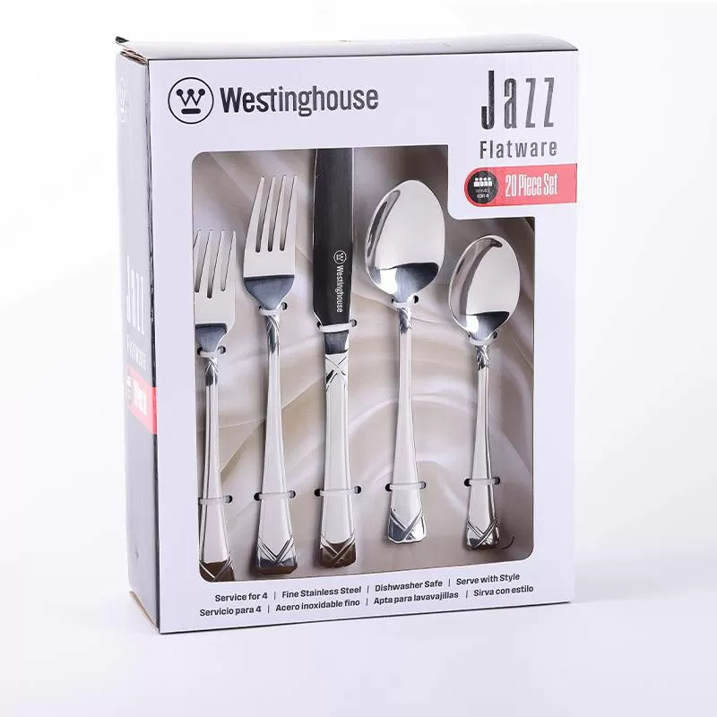 سرویس 20 پارچه وستینگ هاوس Jazz Flatware WCCL0026020