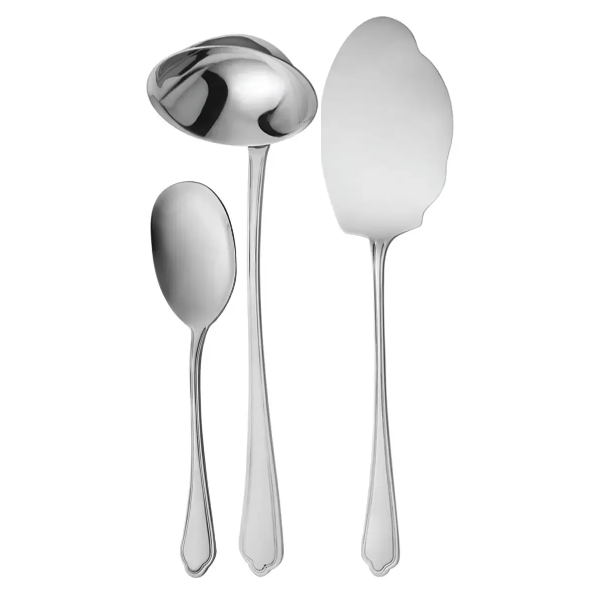 سرویس قاشق چنگال 98 پارچه ونیز استیل براق جعبه کادویی