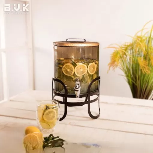 کلمن شیشه ای شامپاینی طرح مجستیک بی وی کی کد 453701