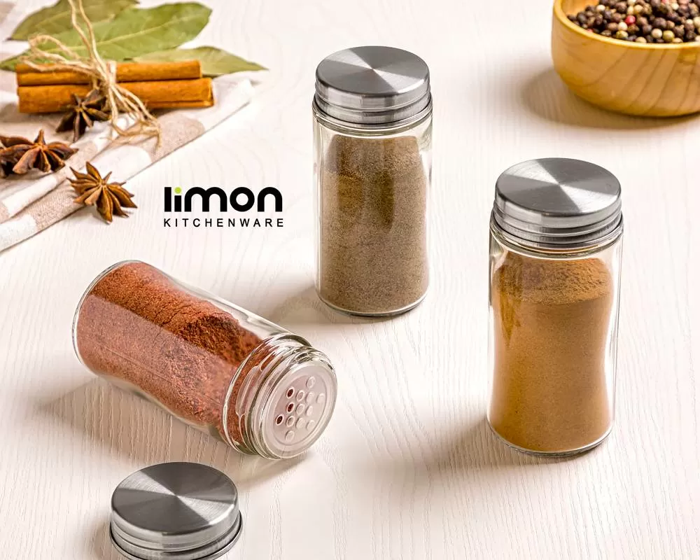 جای ادویه شیشه ای لیمون کد 2385